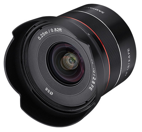 Samyang uvedl objektiv AF 18mm F2.8 FE pro Sony