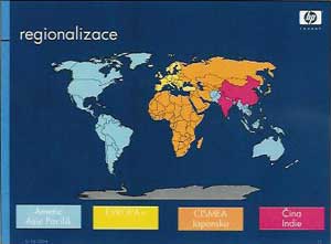 Generace II aneb inkoust podle regionů