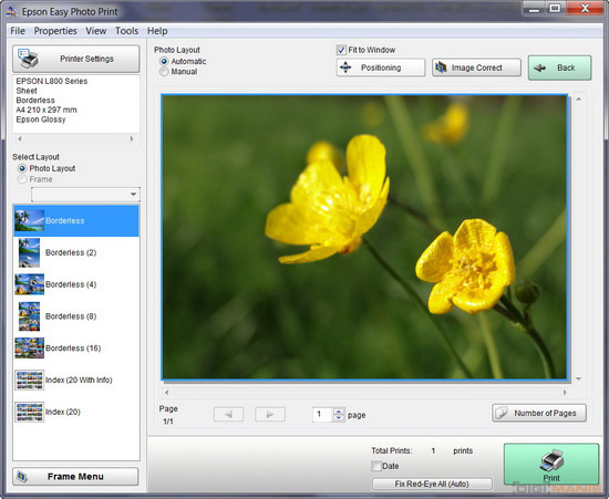 Epson L800: Fotky téměř "zadarmo"