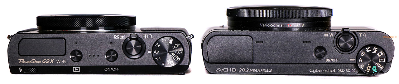 Canon PowerShot G9 X vs Sony Cyber-shot RX100