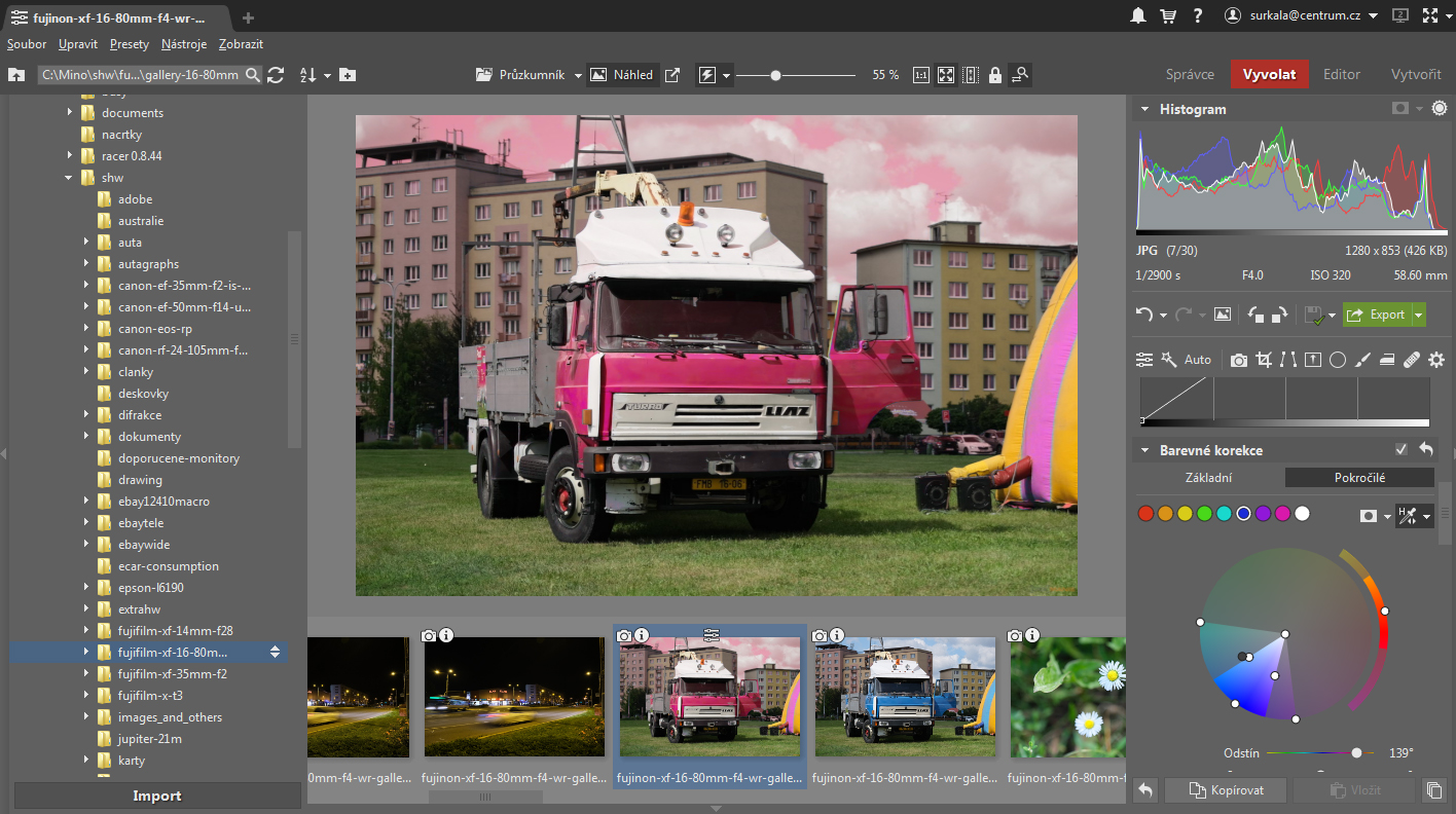 Aktualizace Zoner Photo Studia X přináší nevídané barevné úpravy v HSL