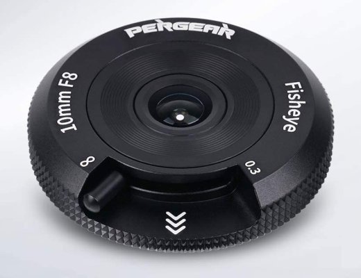 Pergear uvedl širokoúhlý pancake typu rybí oko 10mm F8