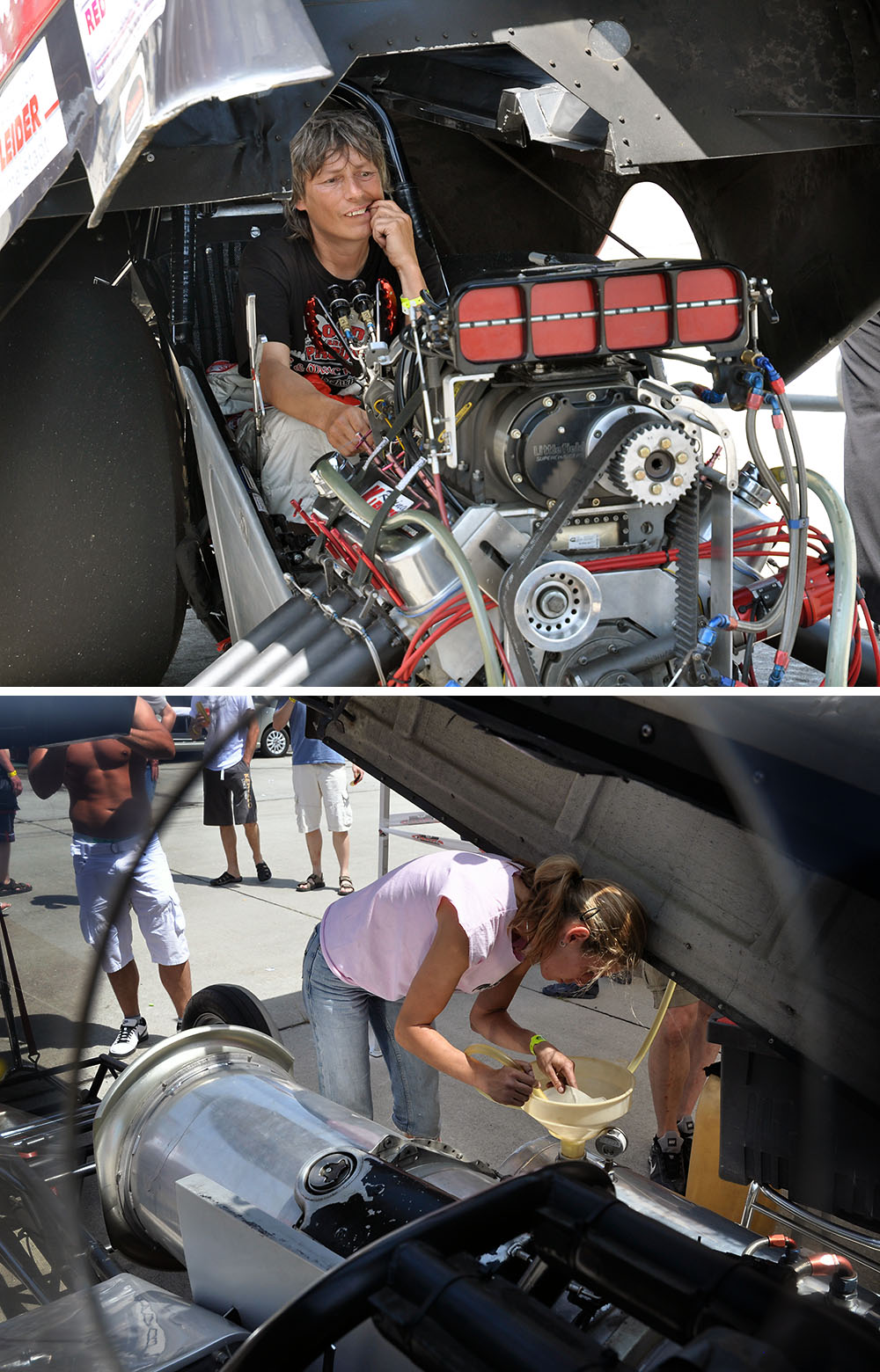 Foto okolo kol 10: Horký asfalt