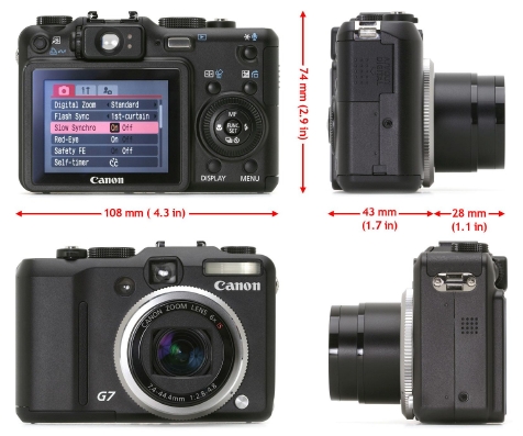 Canon PowerShot G7: Kvalita především