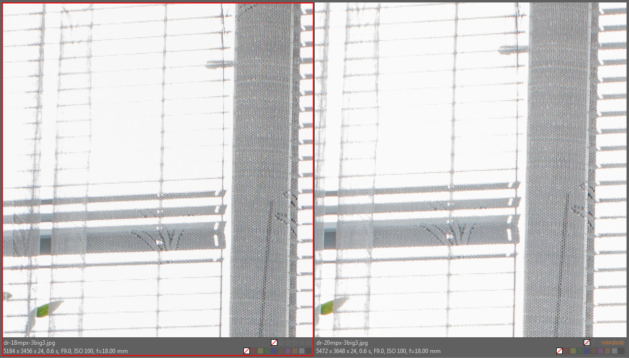 Souboj senzorů: APS-C Canon 18 MPx vs. 20 MPx