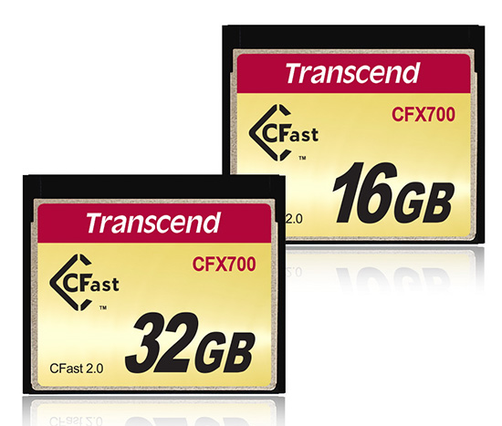 Nové CFast 2.0 karty Transcend CFX700