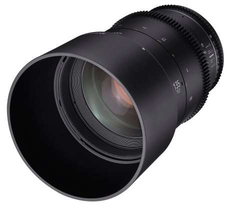 Samyang představuje další "cine" objektiv: VDSLR 135mm T2.2 Mark II