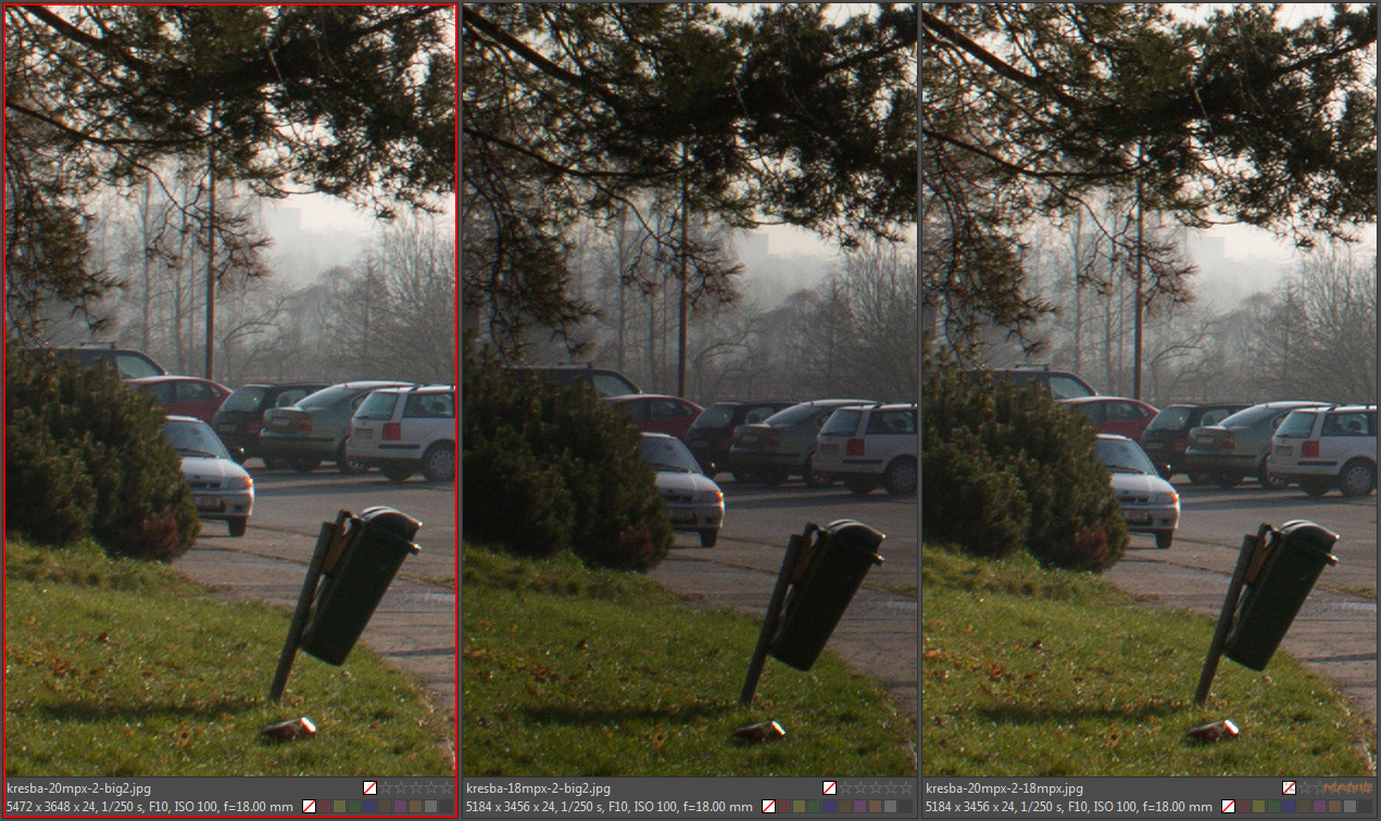 Souboj senzorů: APS-C Canon 18 MPx vs. 20 MPx