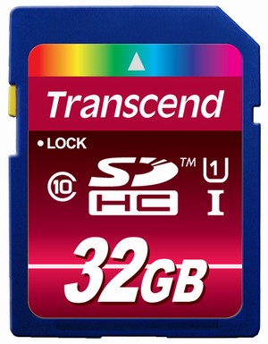 Transcend uvádí rychlé 32GB karty SDHC