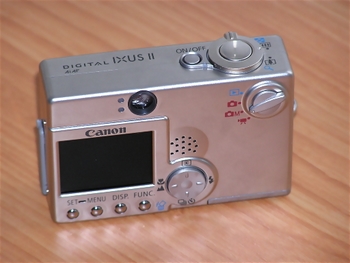 Canon Digital Ixus II: miniatura do kapsy