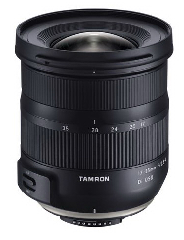 Tamron oficiálně uvedl 17-35mm F2.8-4 OSD objektiv