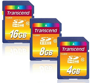 Transcend uvádí Ultimate Class 10 SDHC karty