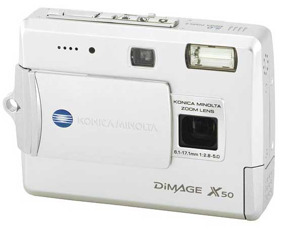 Konica Minolta X50: tenký a rychlý elegán