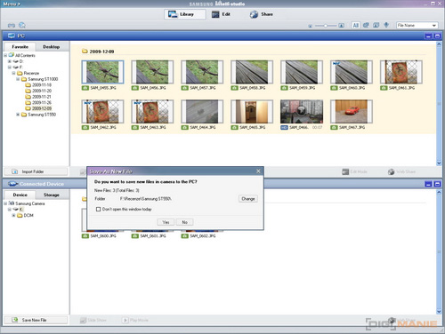 Samsung ST550: jedno LCD nestačí