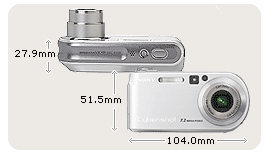 Sony Cyber-shot DSC-P200: Půlkruhová sedmička