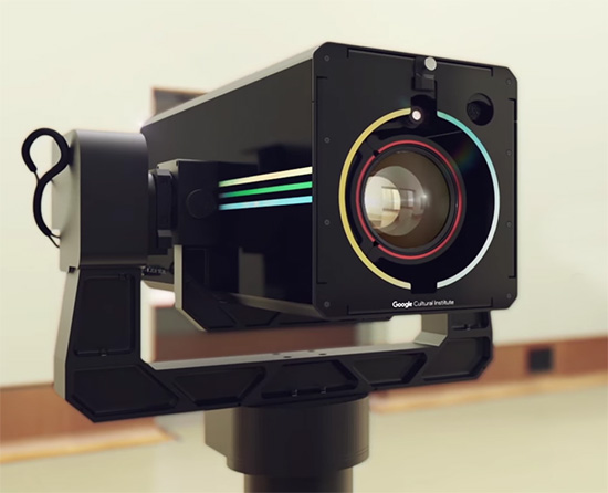 Google Art Camera, fotoaparát pro gigapixelové símky slavných obrazů