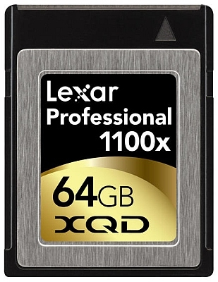 64GB karta Lexar XQD s 1100x rychlostním indexem