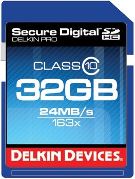 Delkin uvedl Class 10 SDHC karty