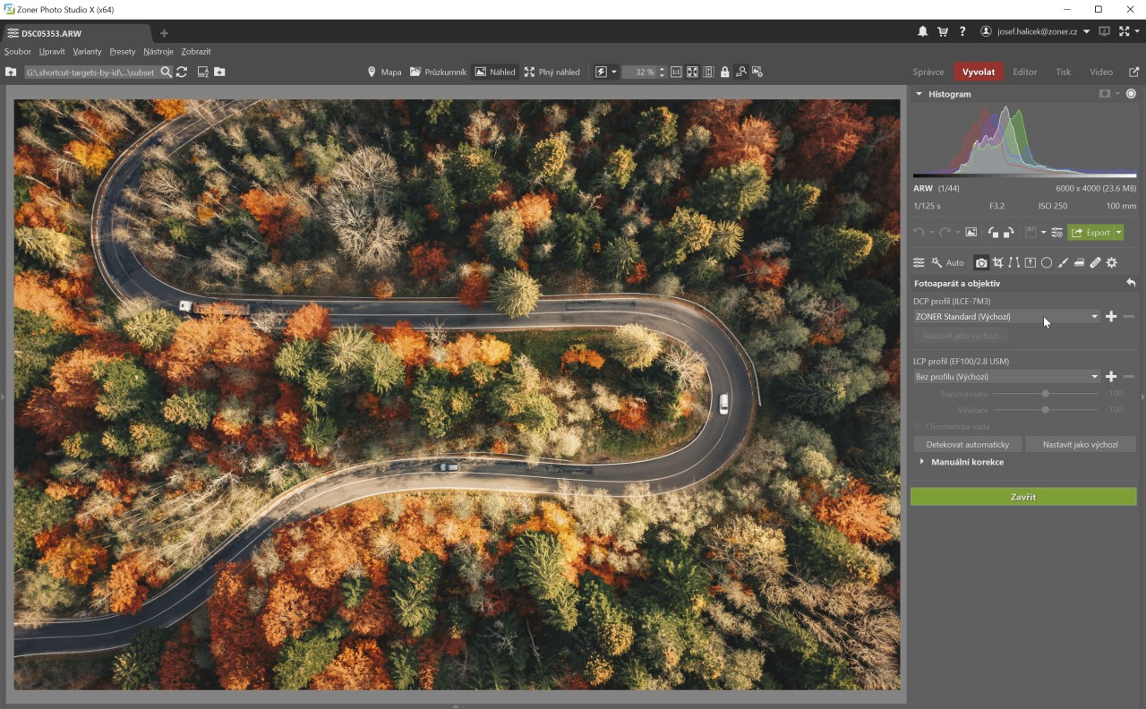 Zoner Photo Studio X přináší nativní RAWy, metadatové tokeny i lepší UI