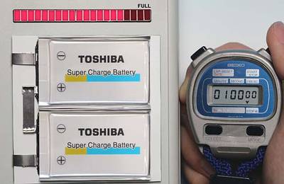 Toshiba chystá "zázračný" LiIon akumulátor "Super Charge Battery"