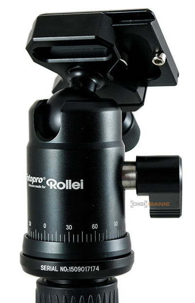 Rollei Compact Traveller No.1 Carbon panorámování