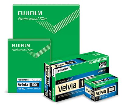 Fujifilm ukončuje prodej filmu Velvia 100 v USA kvůli toxicitě