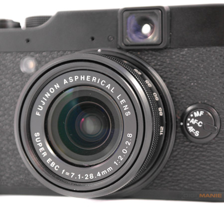 Fujifilm X10: retroborec
