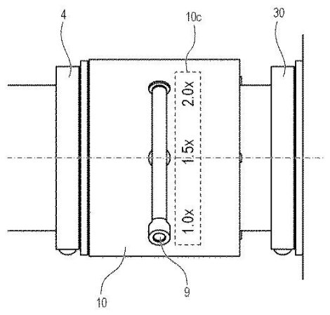 Canon si patentoval zoomovací telekonvertor 1.0-2.0×