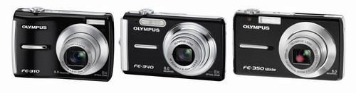 Olympus uvedl novou řadu kompaktů série FE: FE-310, FE-340 a FE-350
