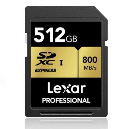Lexar oznamuje vývoj karet SD Express s rychlostí 824 MB/s