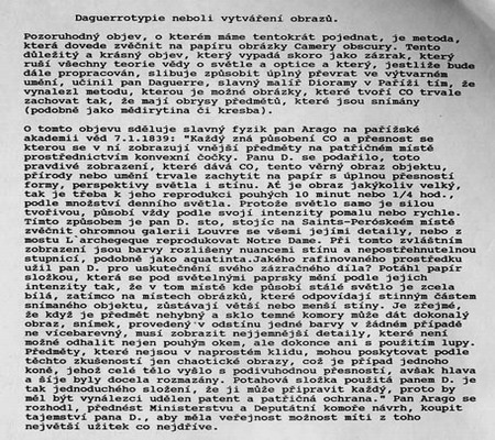 Historie fotoaparátu a fotografie