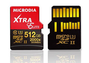 Microdia uvedla první 512GB microSDXC kartu Xtra Elite
