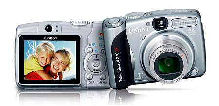 Canon PowerShot A710 IS a A570 IS: v plné polní