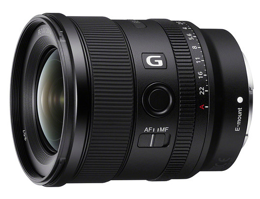 Sony uvádí FE 20mm f/1.8 G, světelný velmi širokoúhlý objektiv
