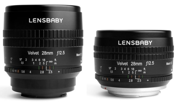 Lensbaby uvedlo objektiv Velvet 28 pro zrcadlovky i CSC