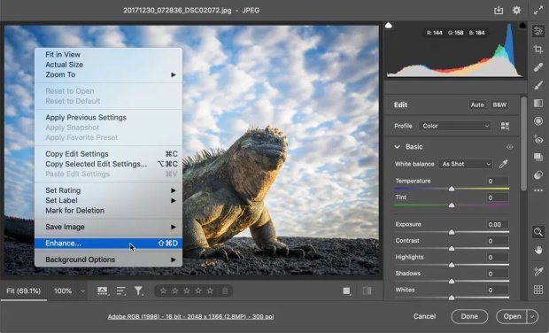 Adobe Camera Raw 13.2 přináší Super Resolution, zvýšení rozlišení díky AI