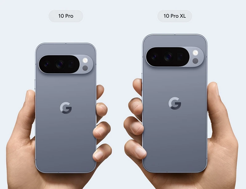 Google Pixel 10 Pro má 1/1,3" snímač a až 1TB úložiště