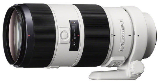 Sony uvádí telezoom 70-200mm F2,8 G SSM II
