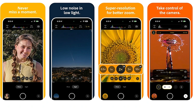 Adobe Project Indigo: fotoaplikace pro iPhone má lepší ProRAW než Apple