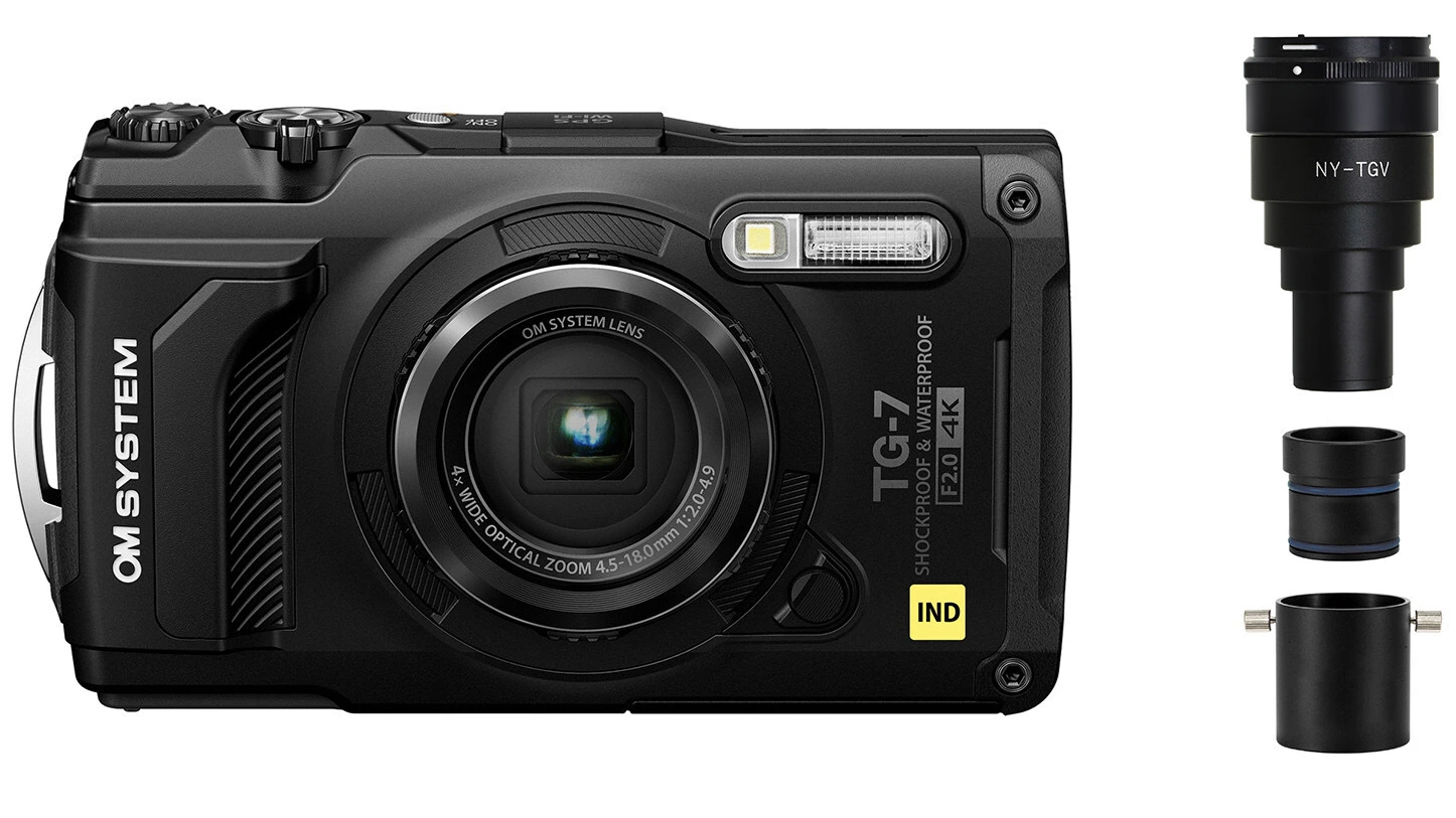 OM System uvedl set NY-TGV s TG-7, umožní montáž na mikroskopy