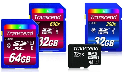 Nové paměťové karty Transcend Ultimate a Premium SDHC a SDXC
