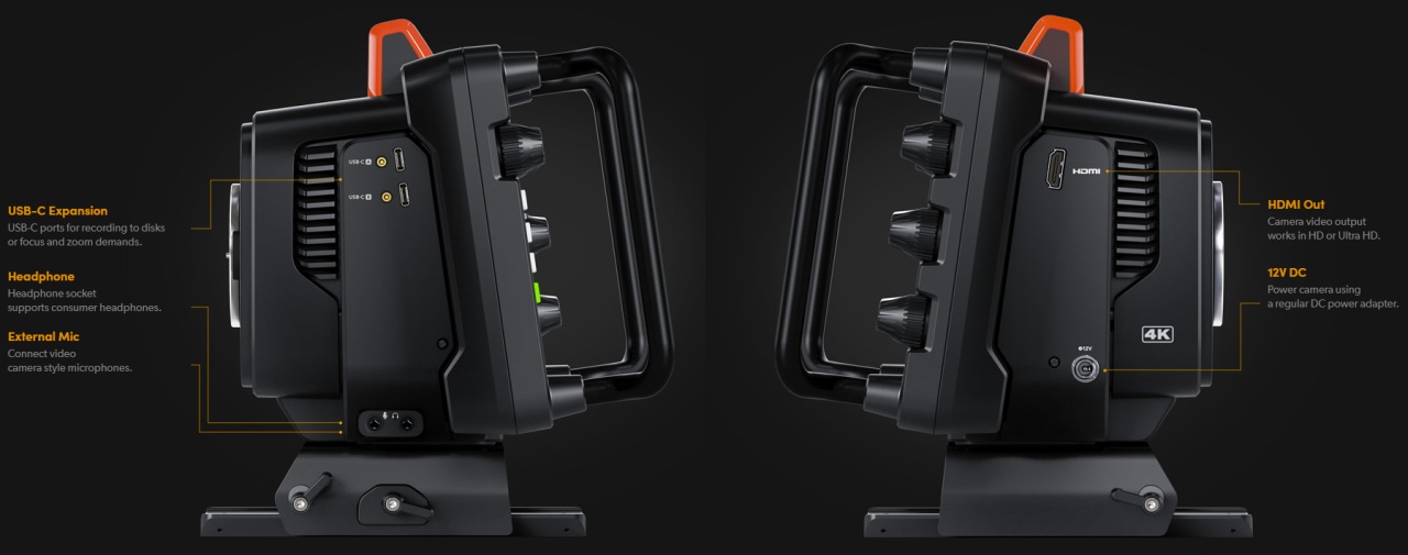 Blackmagic Studio Camera 4K: 4/3" čip i 7" displej