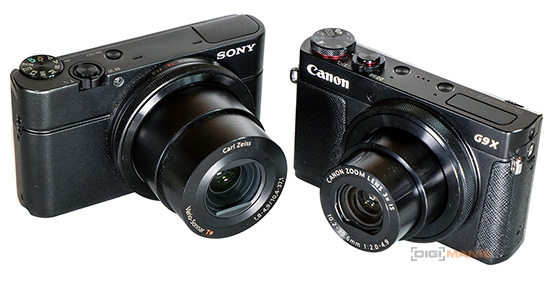 Canon PowerShot G9 X vs Sony Cyber-shot RX100