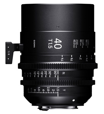 Sigma uvádí video objektivy 28mm, 40mm a 105mm T1.5