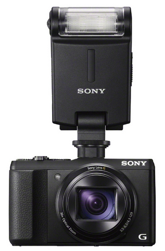 Sony Cyber-shot HX50V s 30× zoomem a sáňkami pro příslušenství