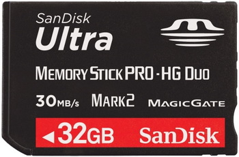 SanDisk uvedl dvě nové 32GB karty Memory Stick