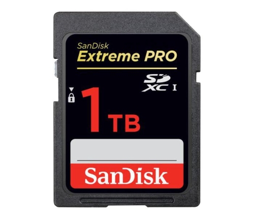 SanDisk prezentoval prototyp 1TB SDXC karty
