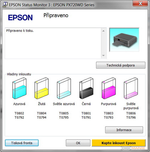 Epson Stylus Photo PX720WD: multifunkční krasavec