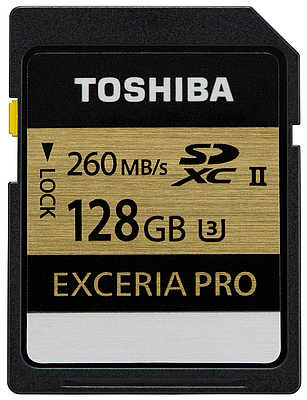 UHS-II karty Toshiba Exceria Pro nyní i se 128GB kapacitou