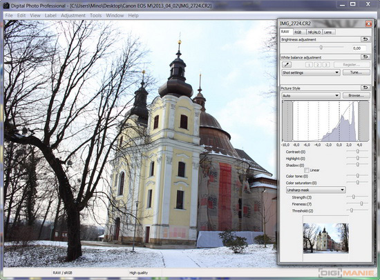 Canon EOS M: první pokus